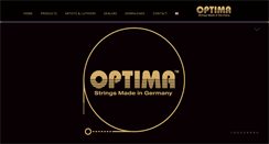 Desktop Screenshot of optima-strings.com