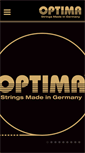 Mobile Screenshot of optima-strings.com