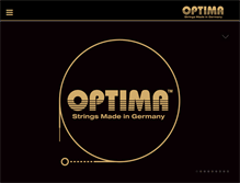 Tablet Screenshot of optima-strings.com